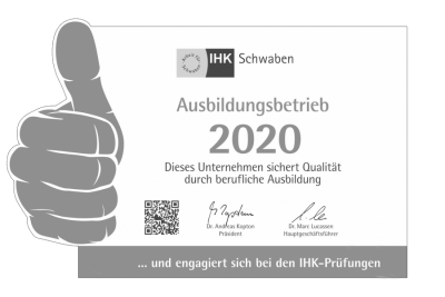 Zertifizierter IHK Ausbildungsbetrieb